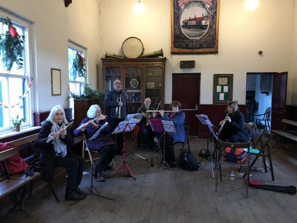 Less than a dozen players at Beamish Band Hall.